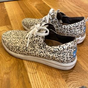 Toms del ray leopard print sneakers